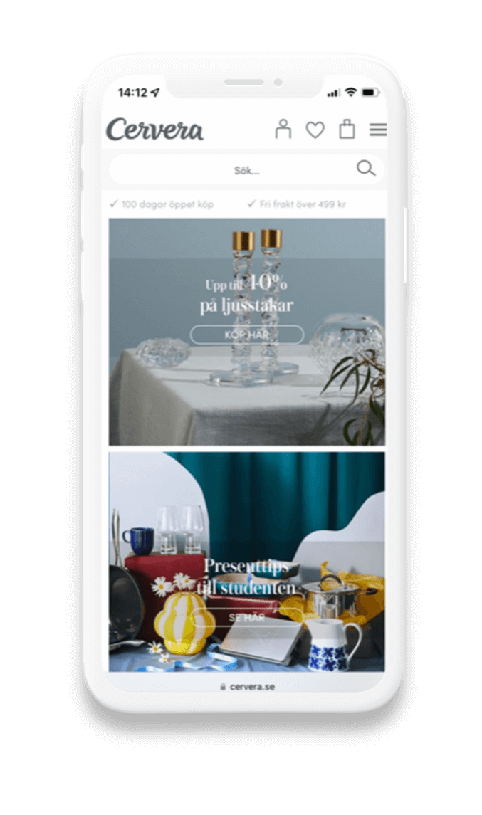 Mockup - Cervera - start - mobil